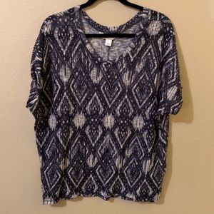 C&B Ikat Sheer Top